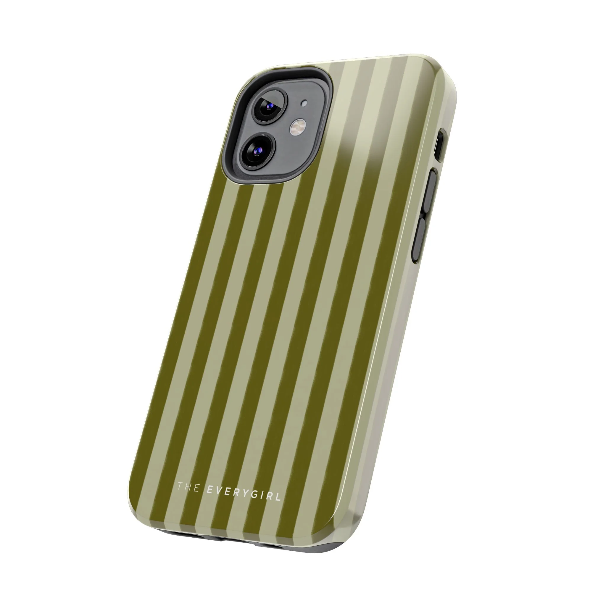 Tone on Tone Green Stripes IPhone Case - Image 57