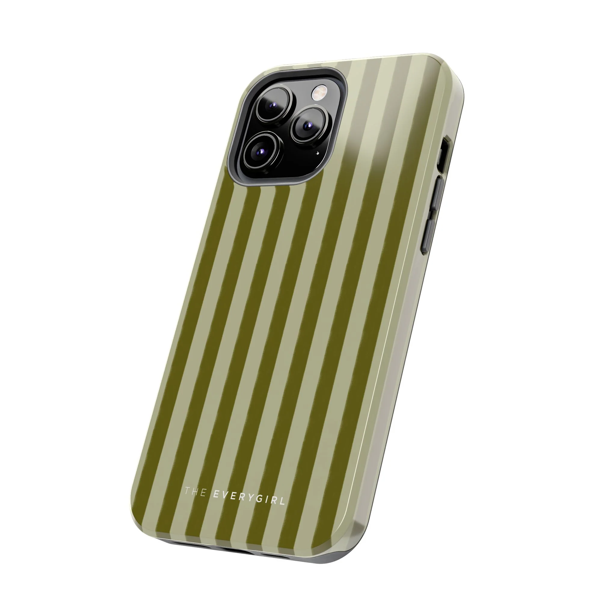 Tone on Tone Green Stripes IPhone Case - Image 75