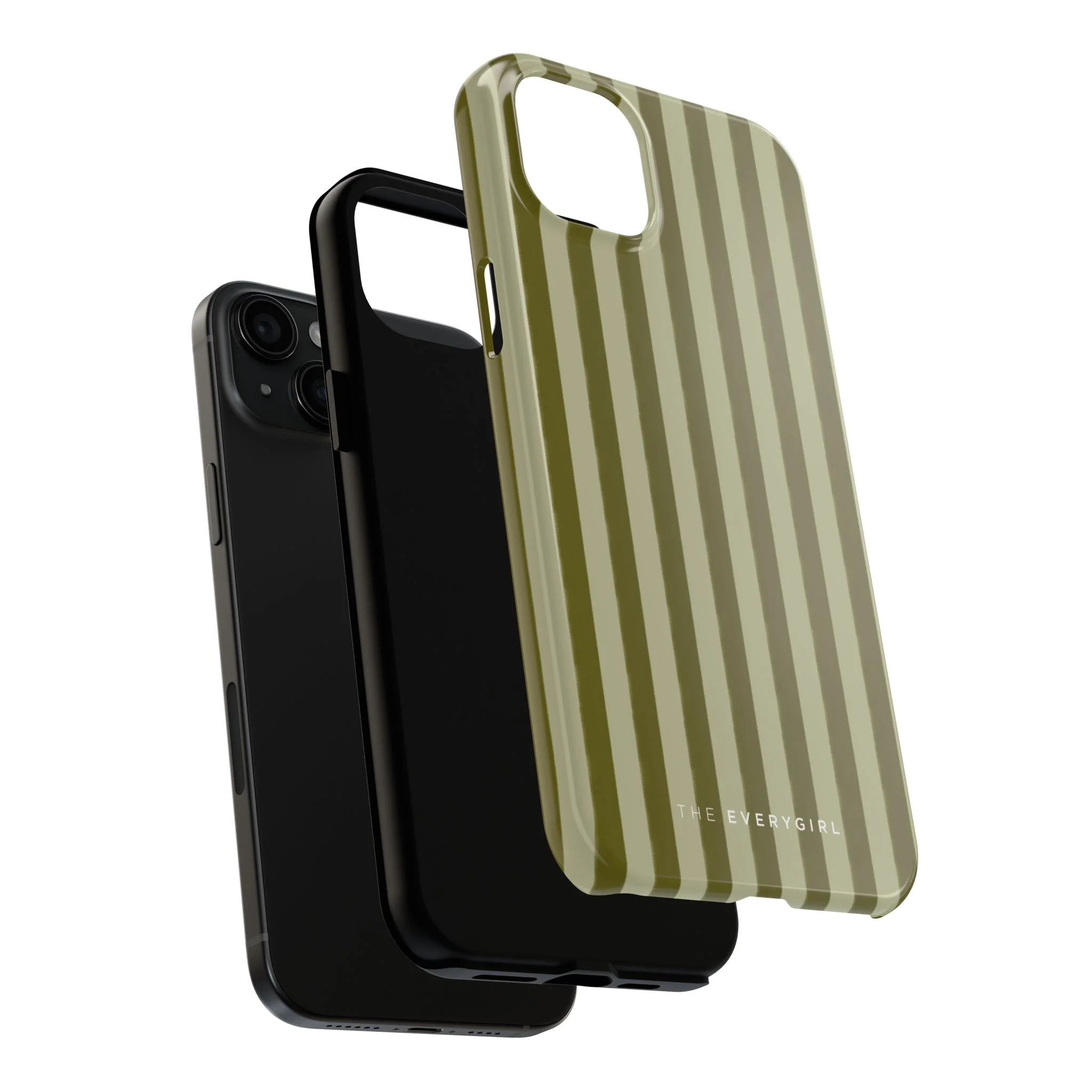Tone on Tone Green Stripes IPhone Case - Image 89
