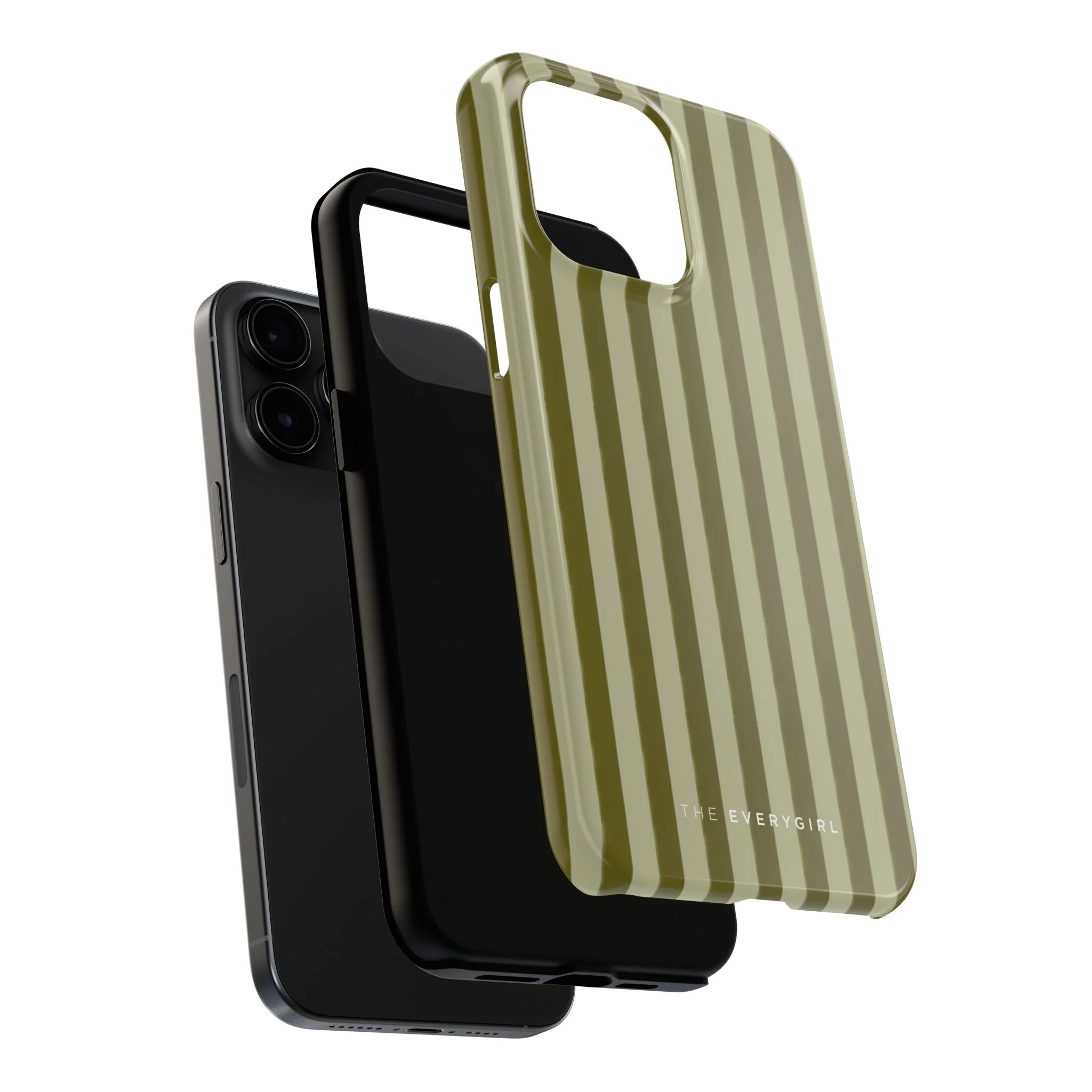 Tone on Tone Green Stripes IPhone Case - Image 92