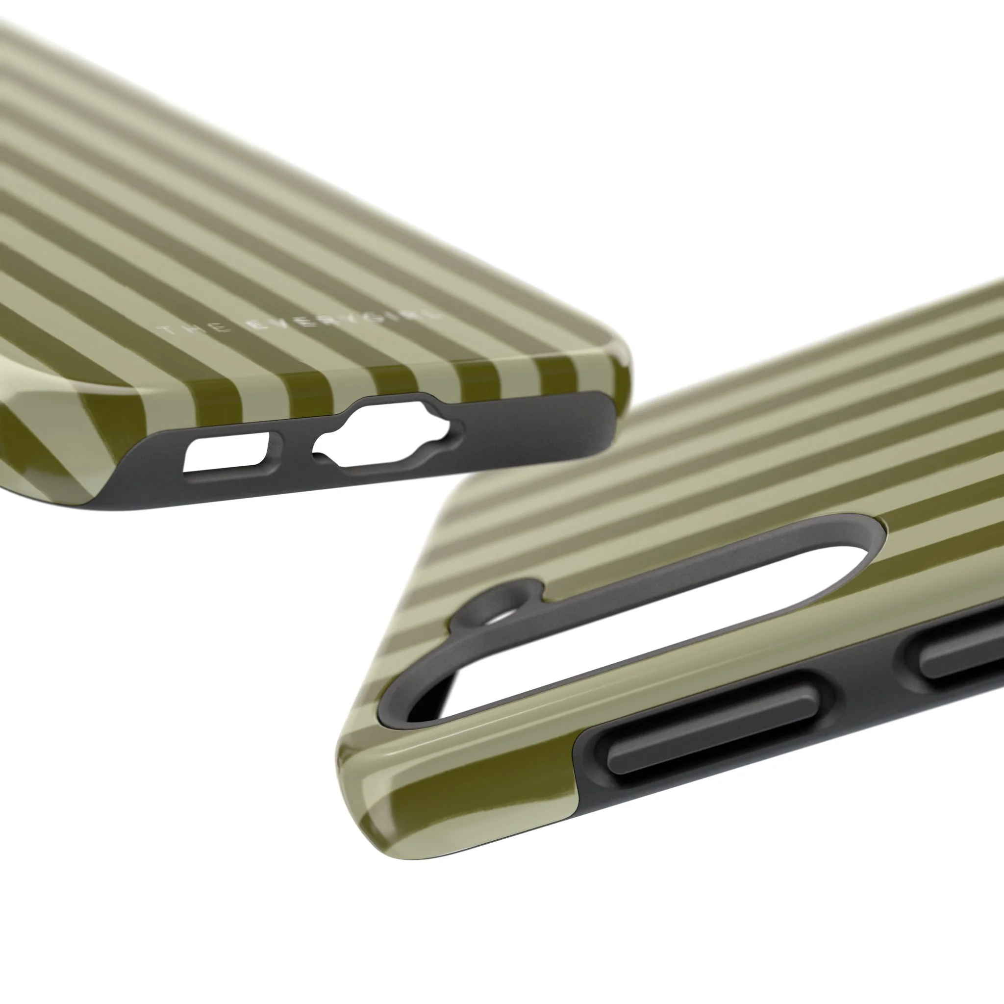Tone on Tone Green Stripes IPhone Case - Image 97
