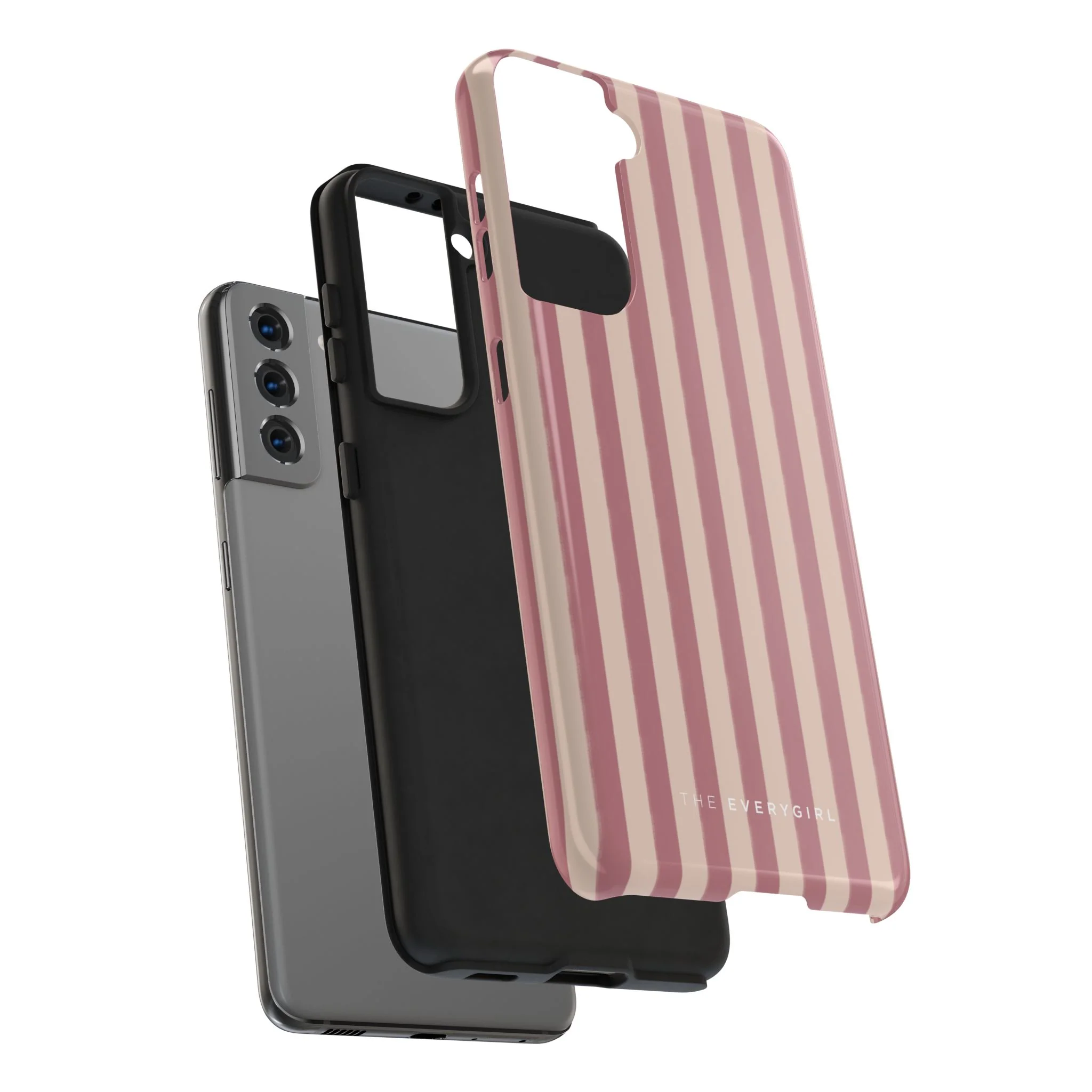 Tone on Tone Pink Stripes IPhone Case - Image 103