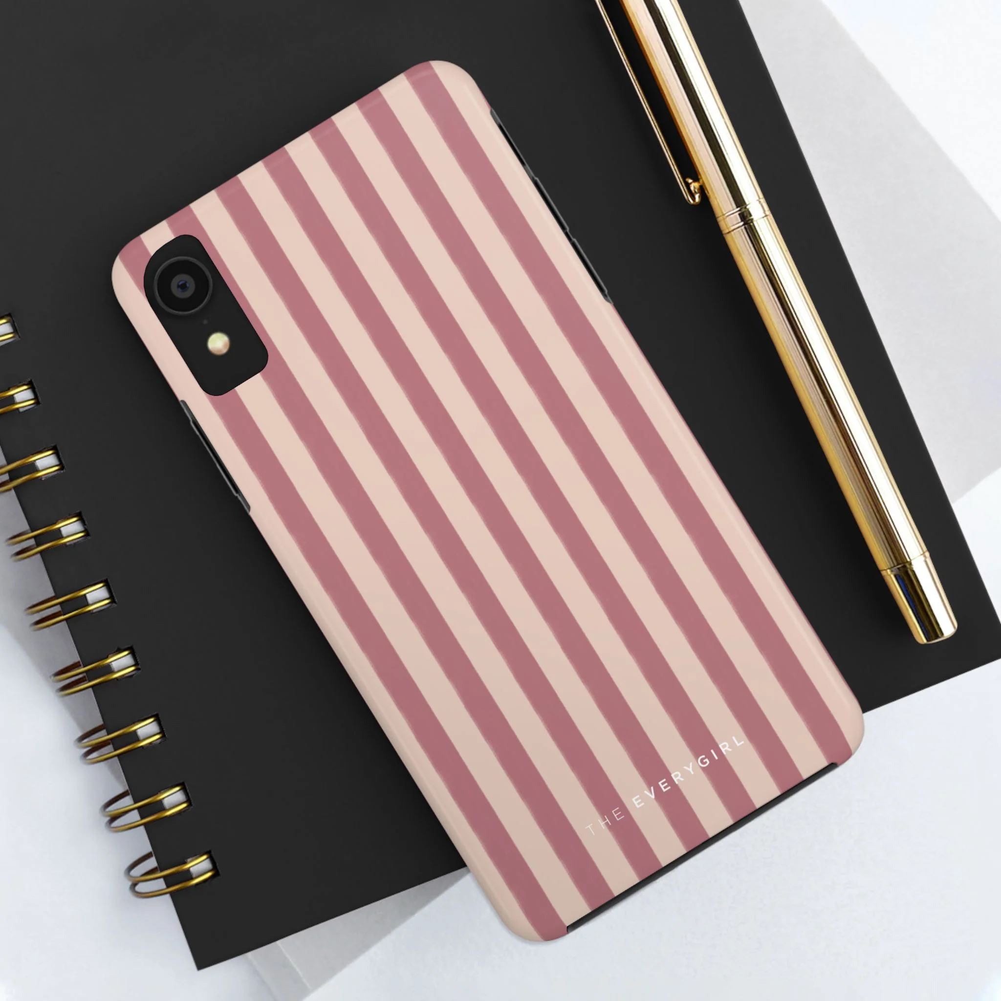 Tone on Tone Pink Stripes IPhone Case - Image 40
