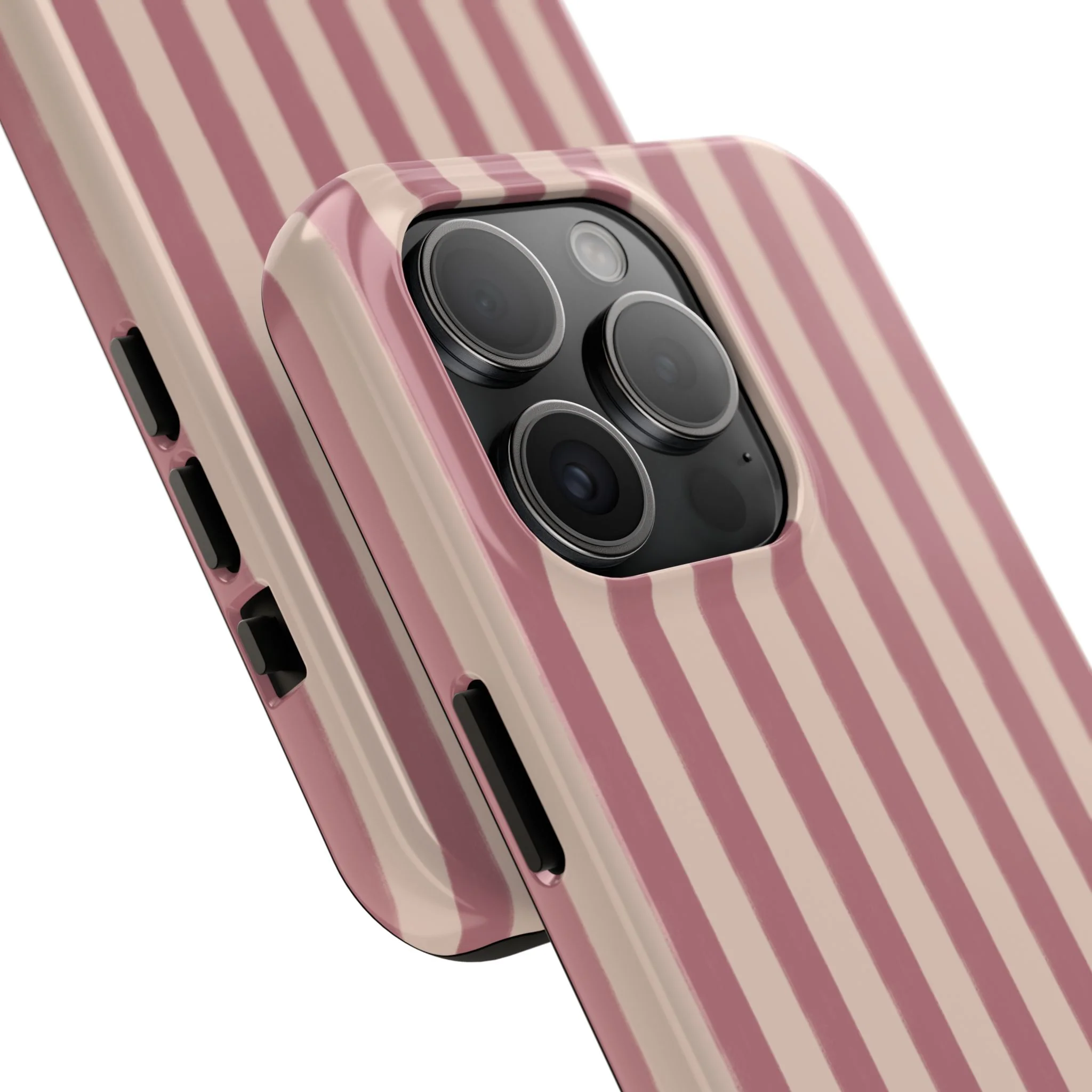 Tone on Tone Pink Stripes IPhone Case - Image 83