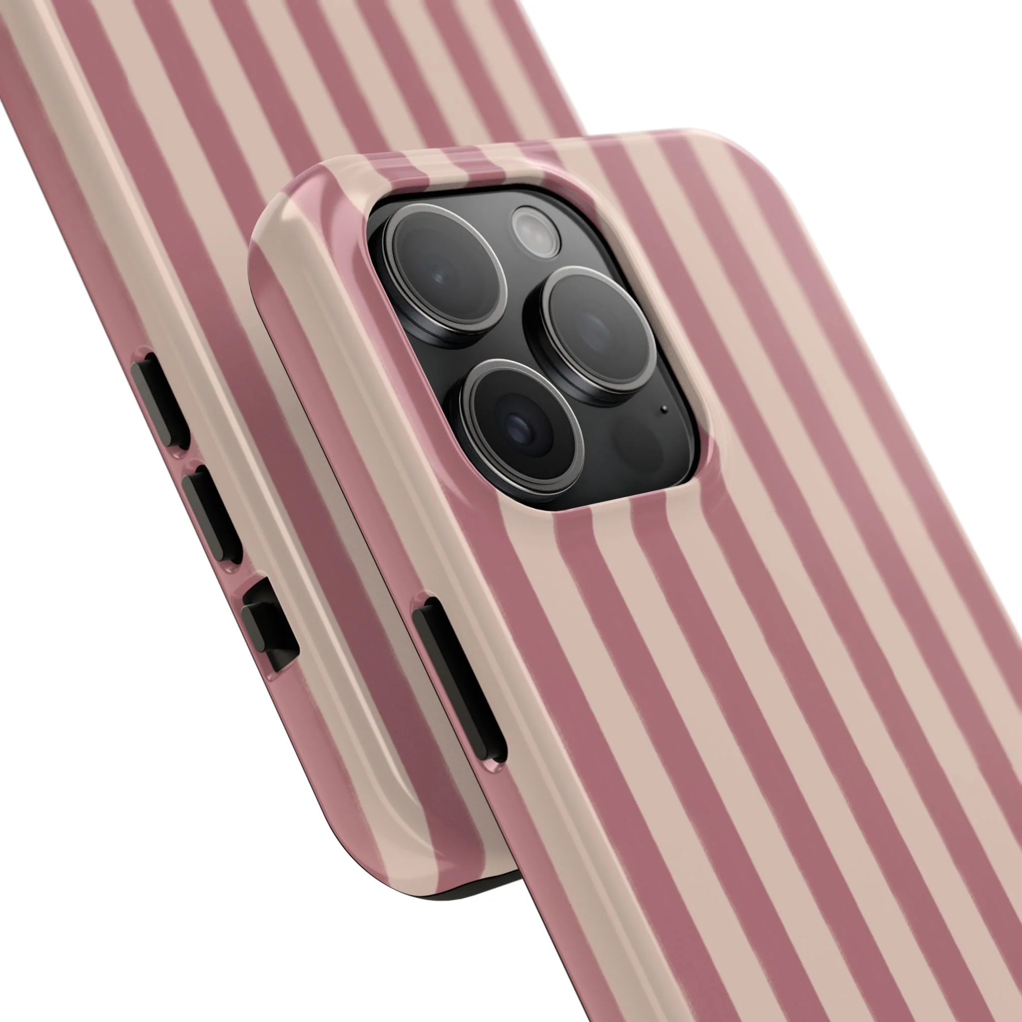 Tone on Tone Pink Stripes IPhone Case - Image 89