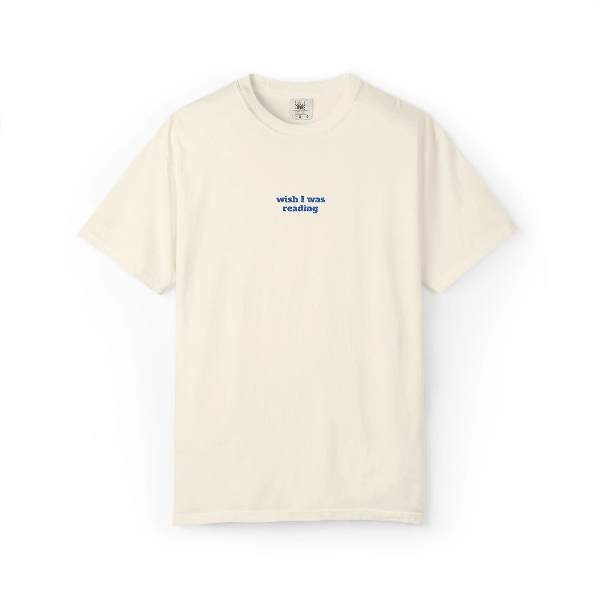 Wish I Was Reading Embroidered Tee - Image 10