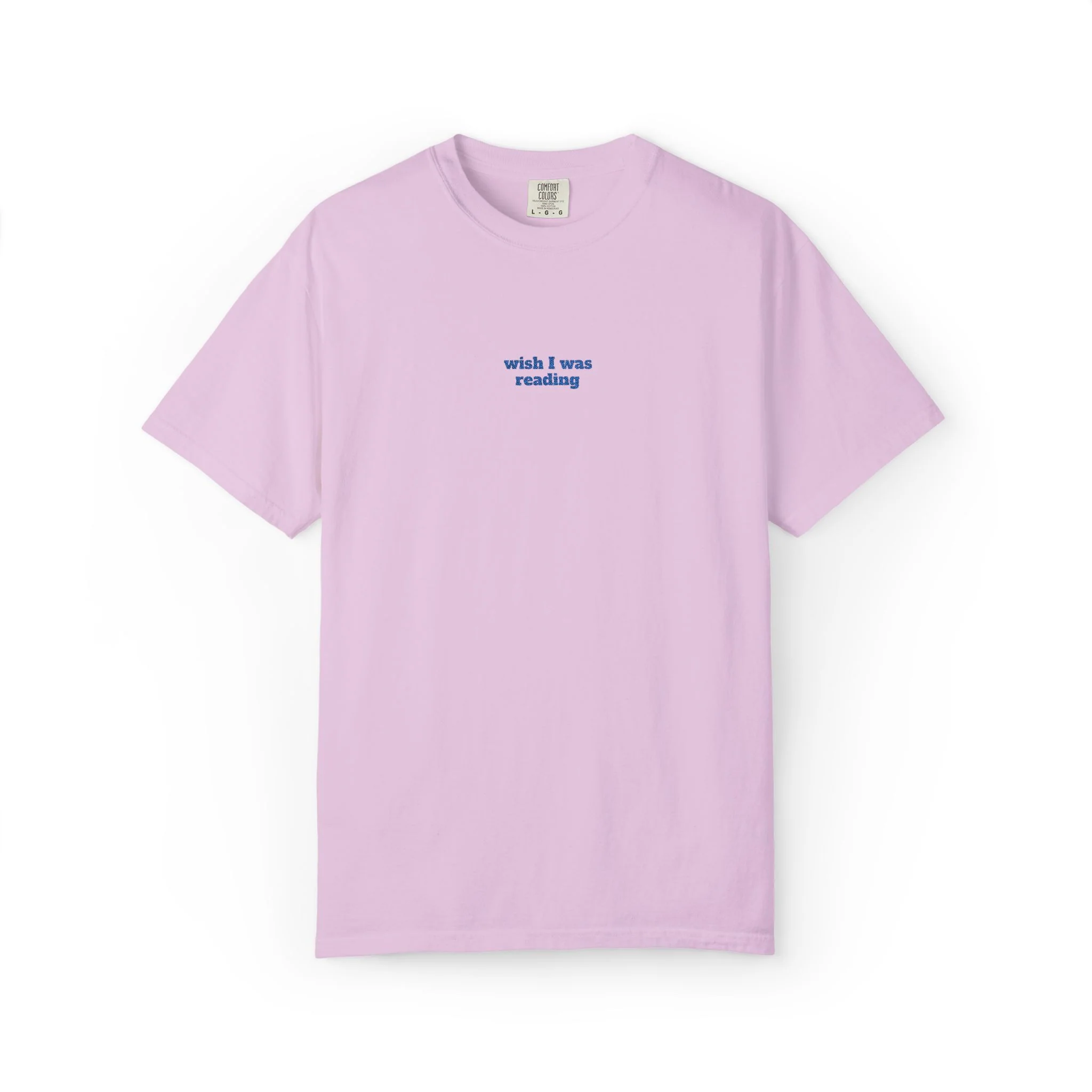 Wish I Was Reading Embroidered Tee - Image 6