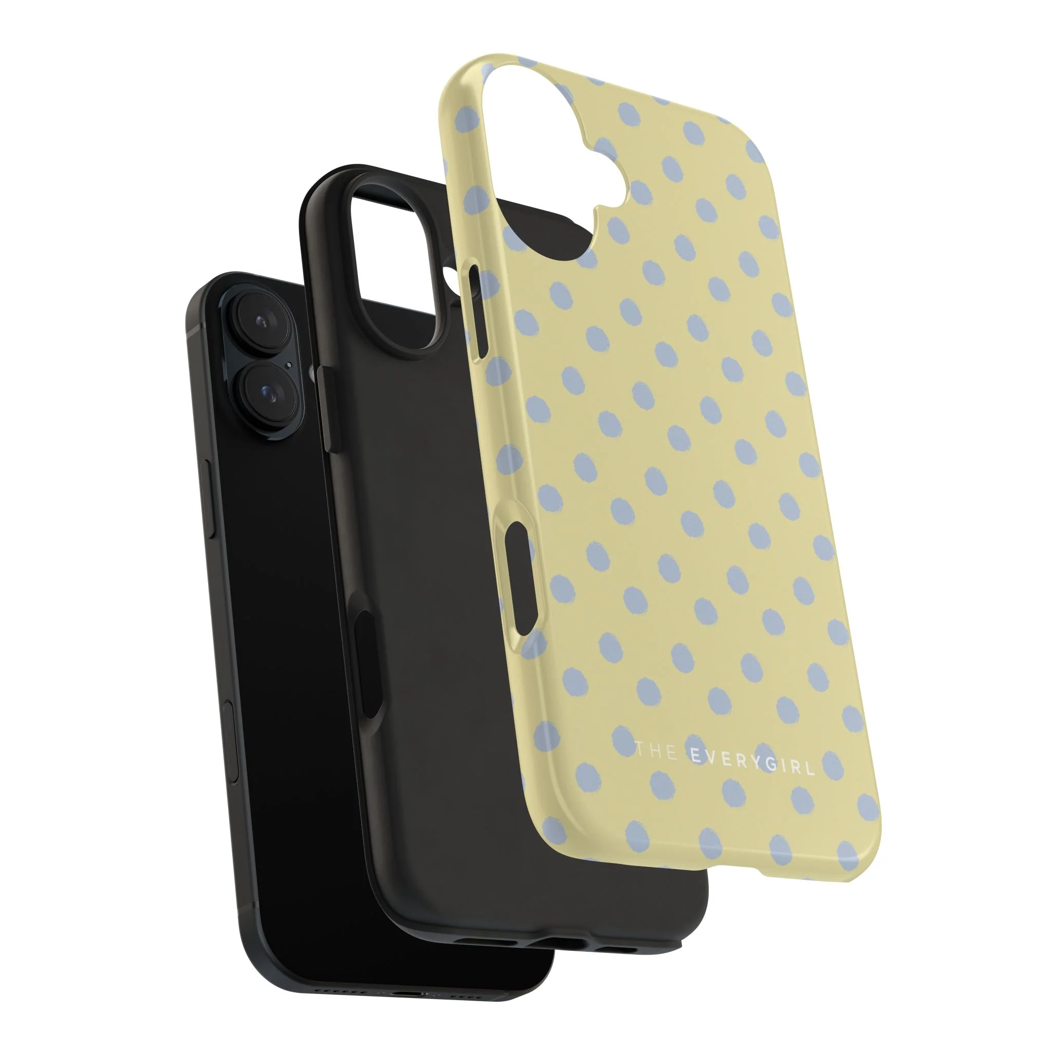 Yellow & Blue Polka Dots Phone Case - Image 101