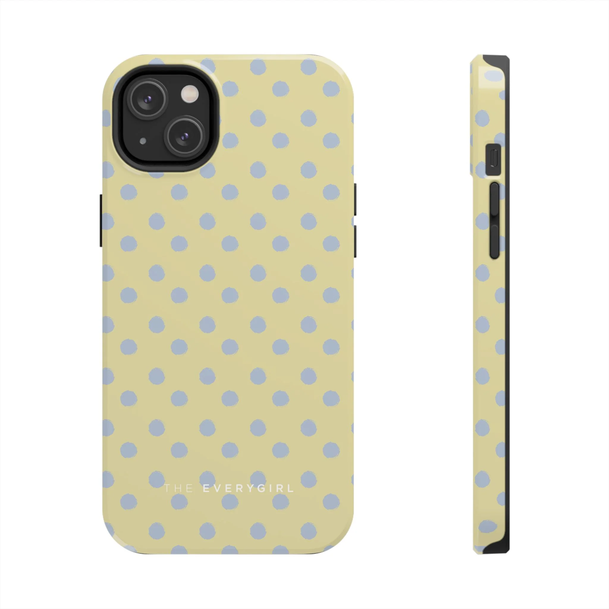 Yellow & Blue Polka Dots Phone Case - Image 15