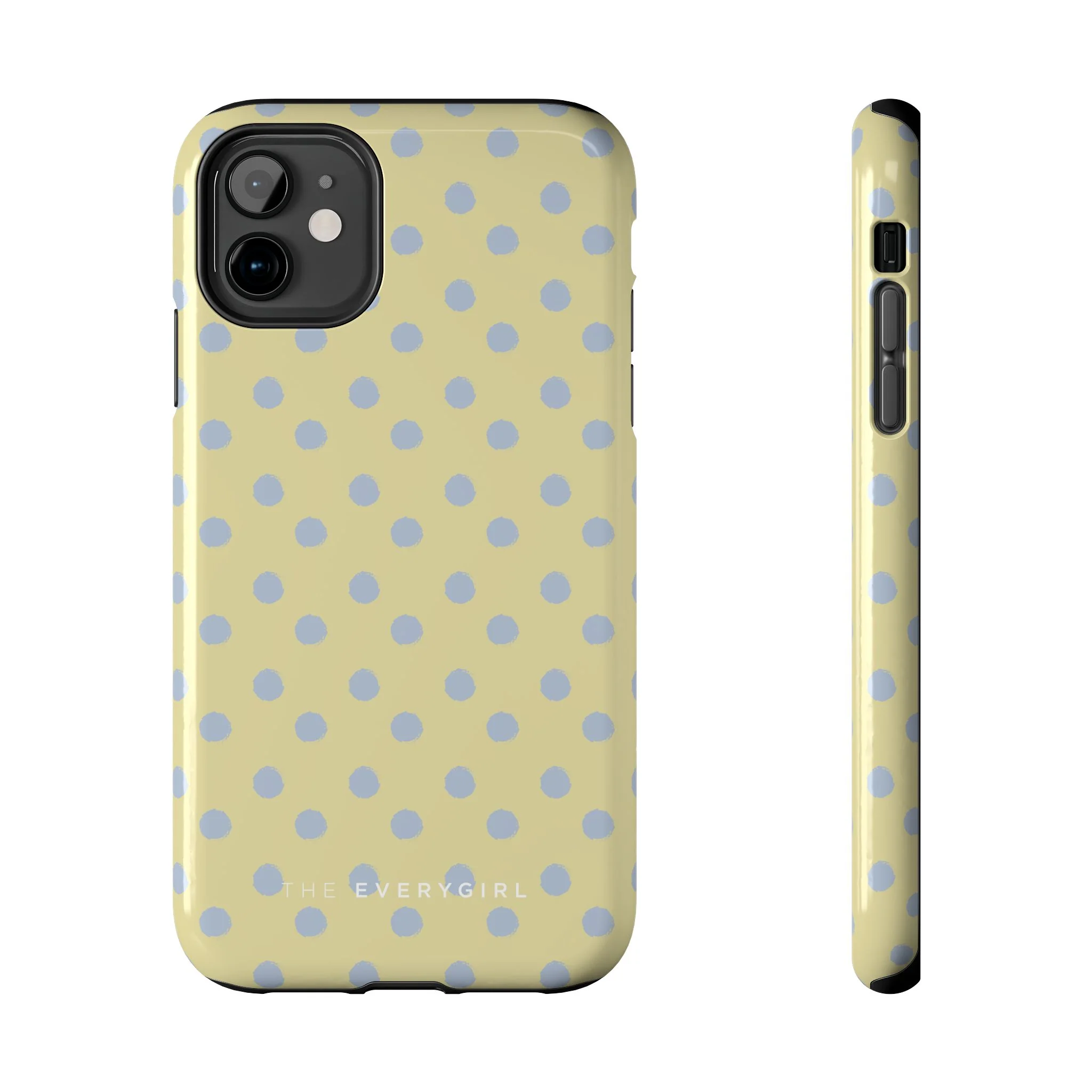 Yellow & Blue Polka Dots Phone Case - Image 33