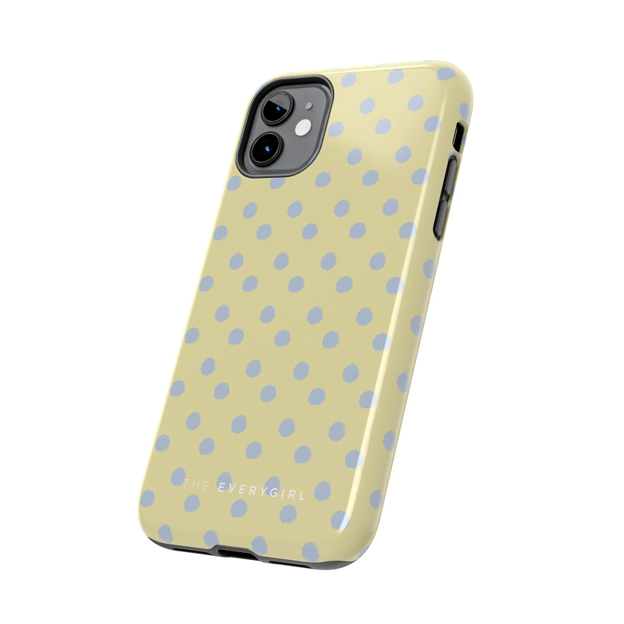 Yellow & Blue Polka Dots Phone Case - Image 34