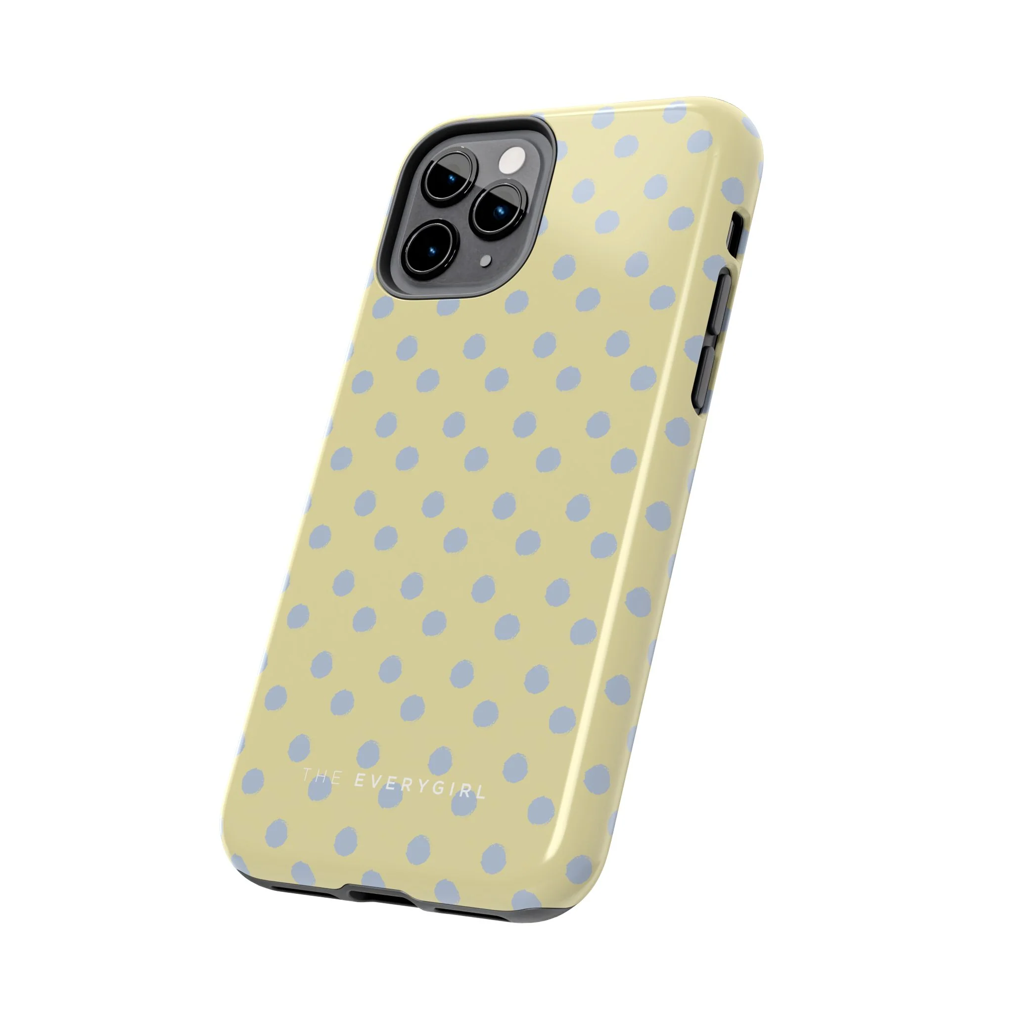 Yellow & Blue Polka Dots Phone Case - Image 37