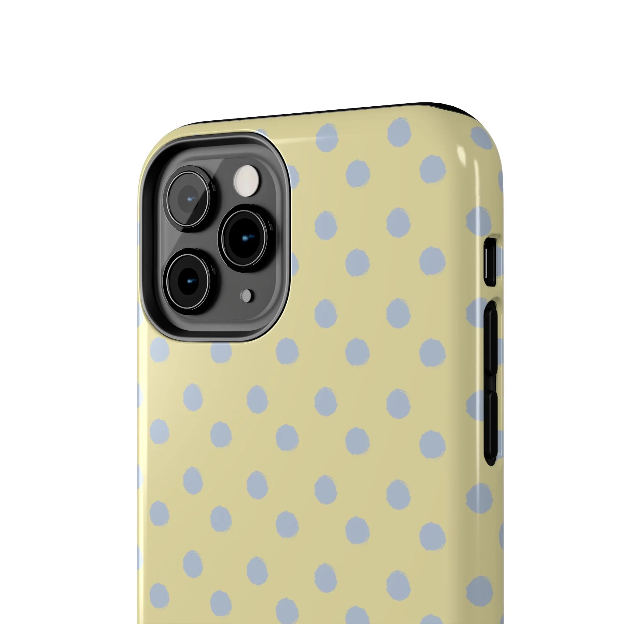 Yellow & Blue Polka Dots Phone Case - Image 38