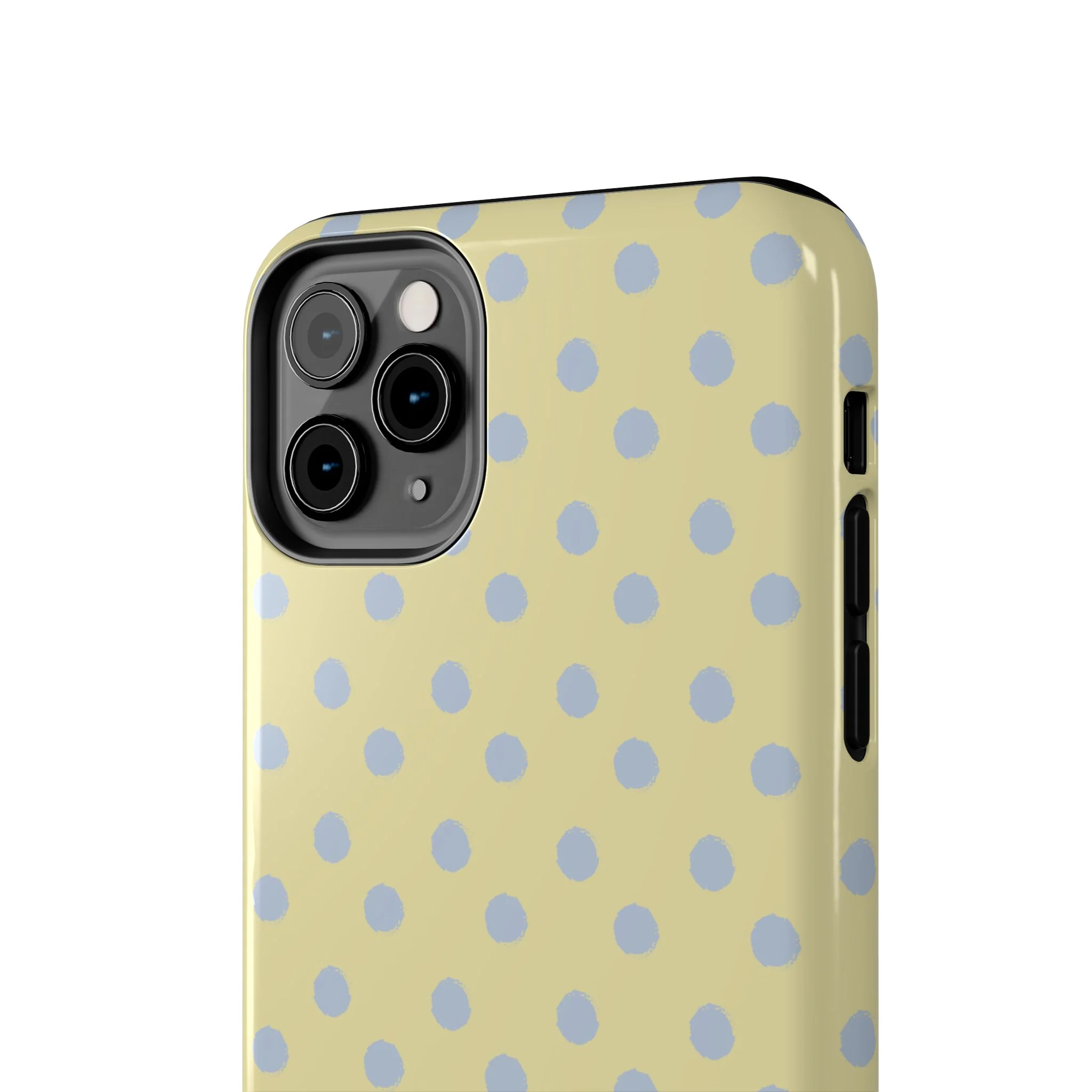 Yellow & Blue Polka Dots Phone Case - Image 41