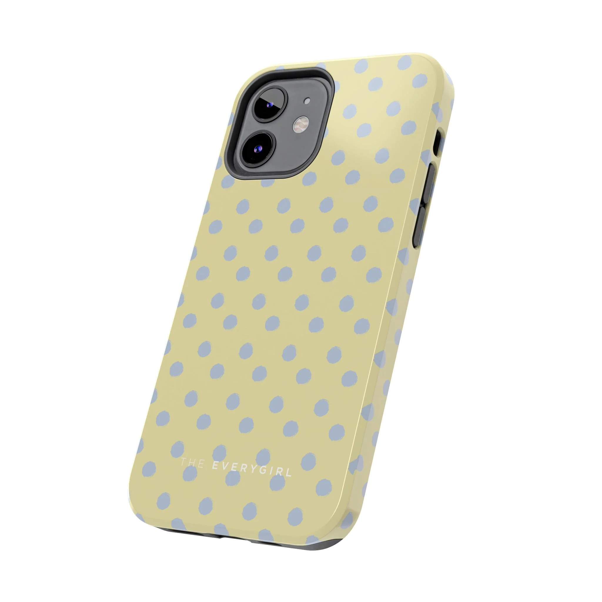 Yellow & Blue Polka Dots Phone Case - Image 43