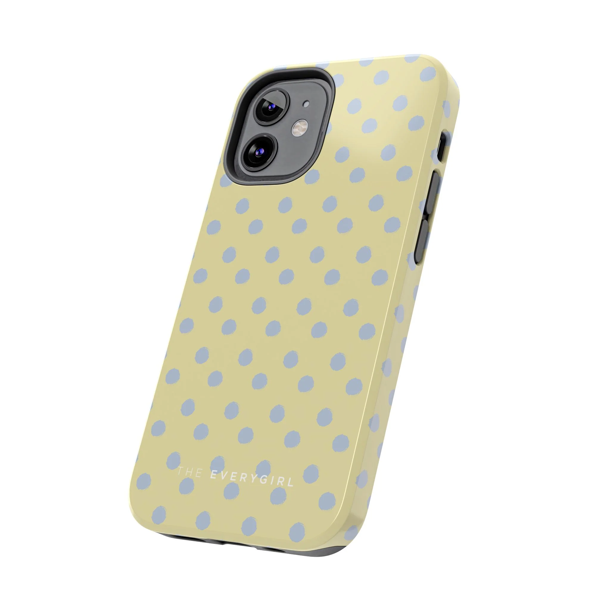 Yellow & Blue Polka Dots Phone Case - Image 46