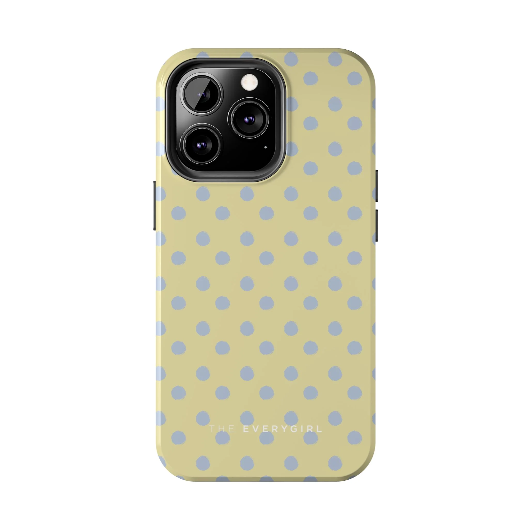 Yellow & Blue Polka Dots Phone Case - Image 60