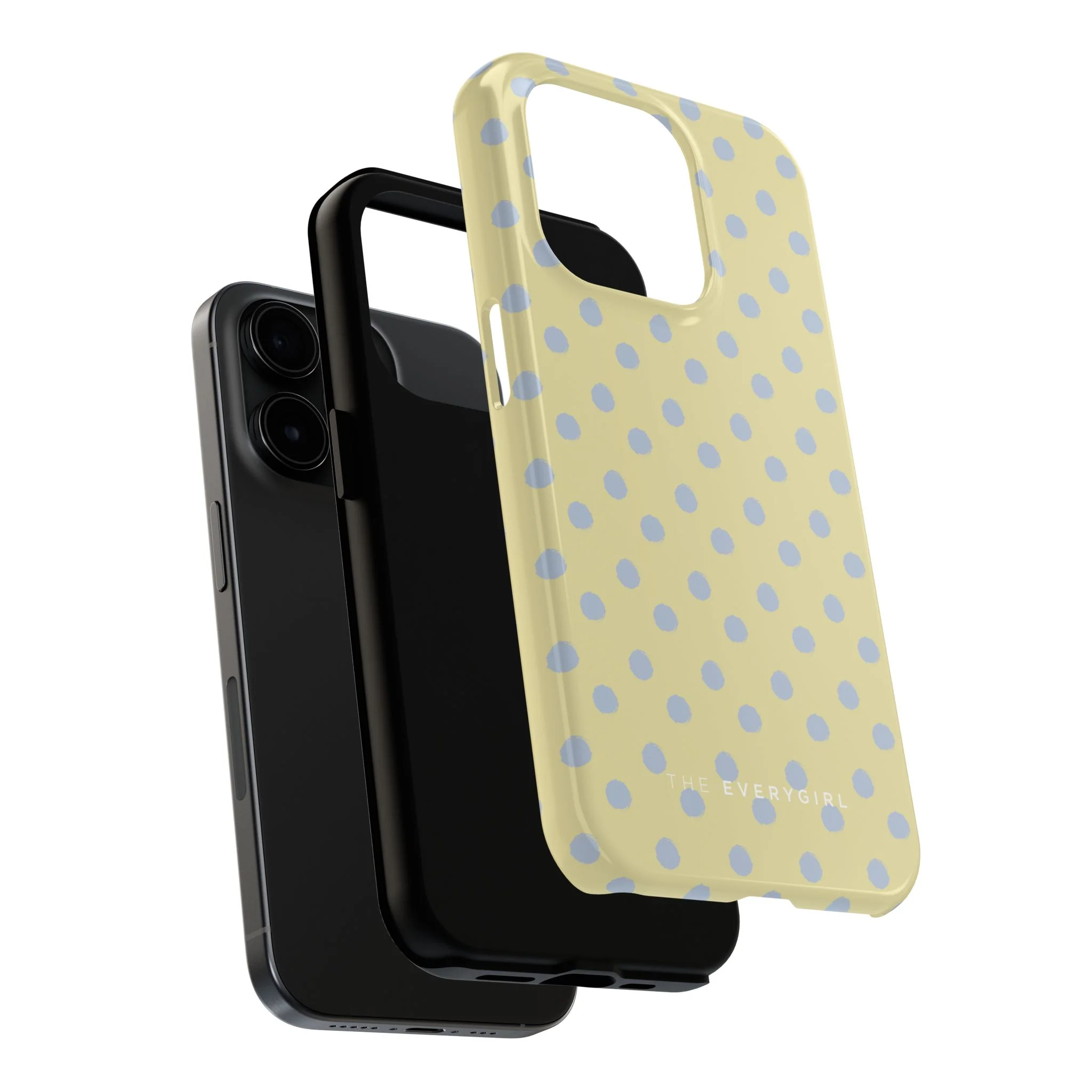 Yellow & Blue Polka Dots Phone Case - Image 75